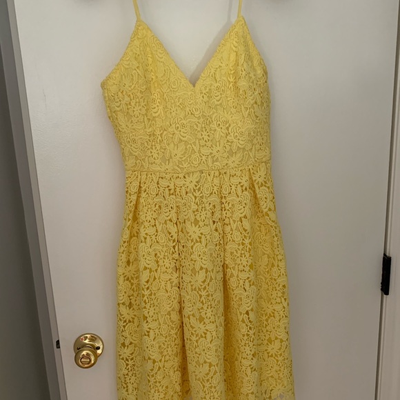 h&m yellow dress 2019